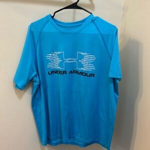 Blue under armour shirt